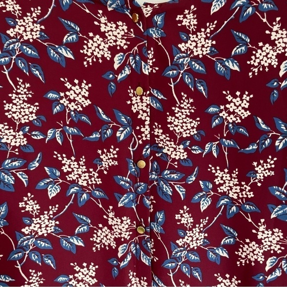 Madwell | Button-Back Dress in Antique Flora, size Small - Picture 8 of 15